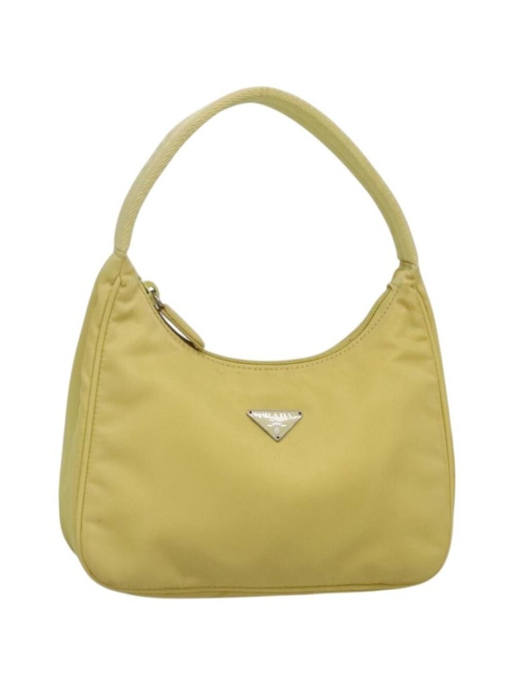 PRADA Accessory Pouch Nylon Yellow Gold - Picture 1 of 16